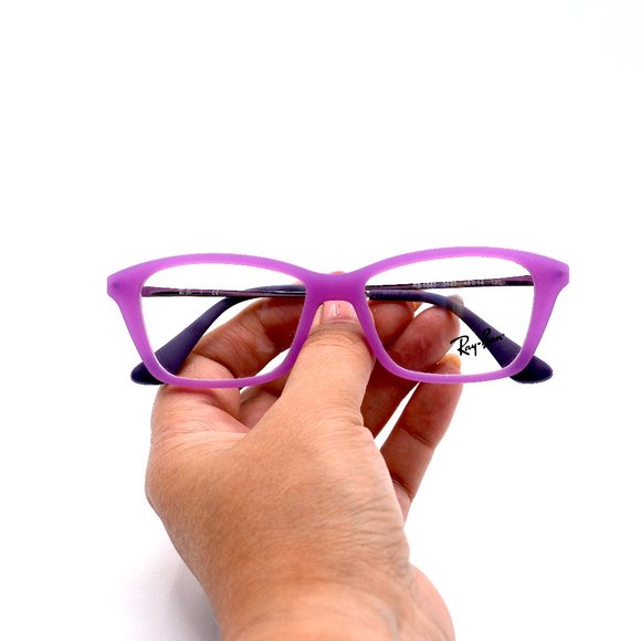 RAY-BAN JUNIOR RB1540 3620 VIOLET MATTE EYEGLASSES AUTHENTIC FRAME 46-14 - Picture 7 of 7
